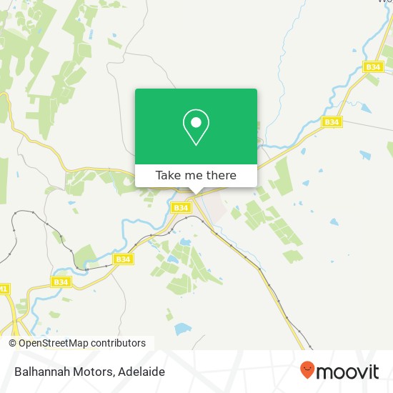 Balhannah Motors map