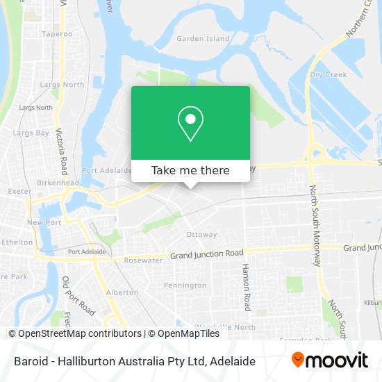 Baroid - Halliburton Australia Pty Ltd map