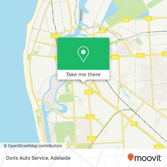 Don's Auto Service map