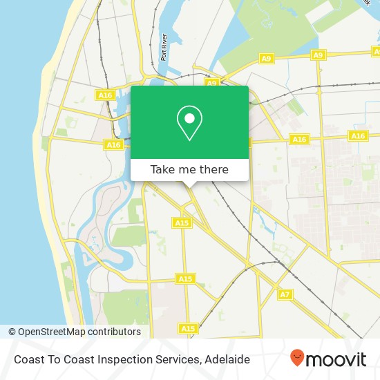 Mapa Coast To Coast Inspection Services