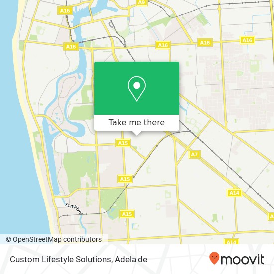 Custom Lifestyle Solutions map