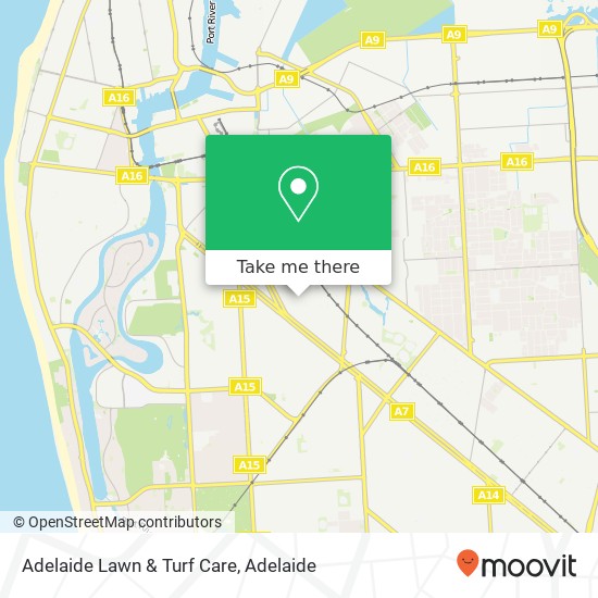 Adelaide Lawn & Turf Care map