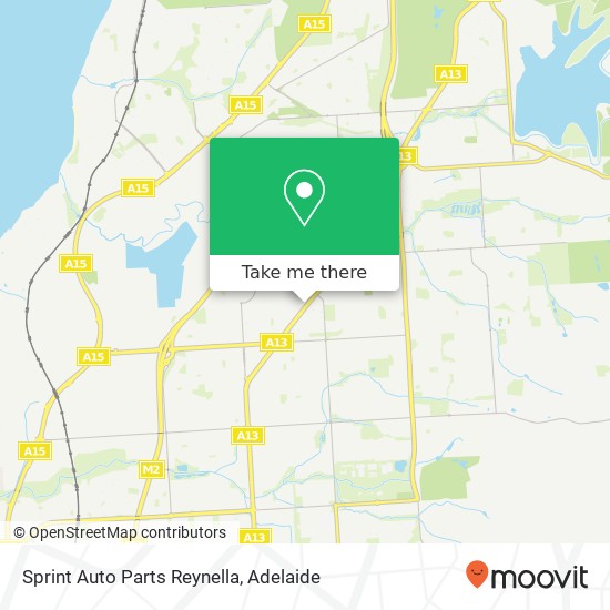 Sprint Auto Parts Reynella map