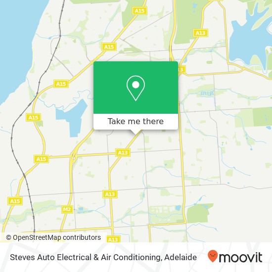 Mapa Steves Auto Electrical & Air Conditioning