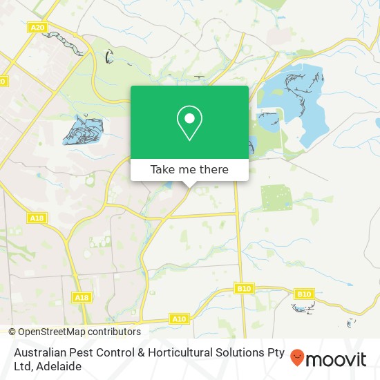 Mapa Australian Pest Control & Horticultural Solutions Pty Ltd