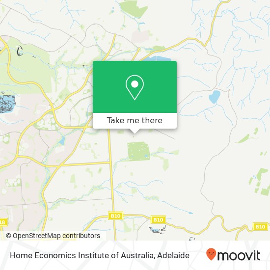 Mapa Home Economics Institute of Australia