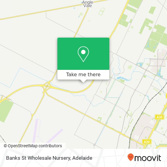 Banks St Wholesale Nursery map