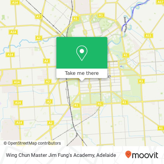 Wing Chun Master Jim Fung's Academy map