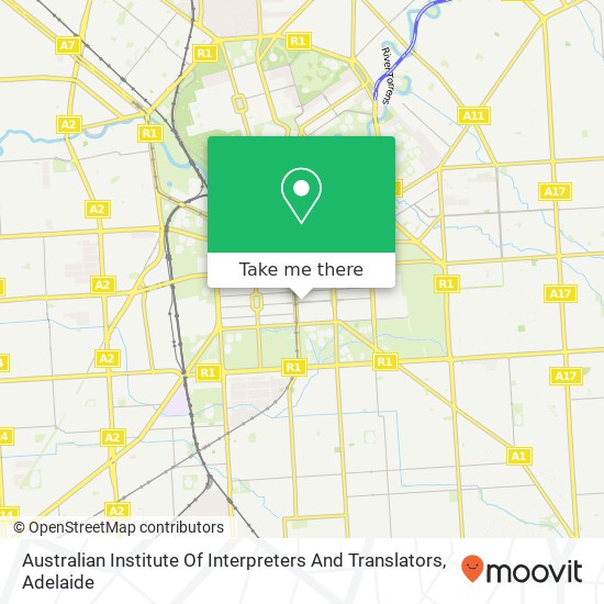 Australian Institute Of Interpreters And Translators map