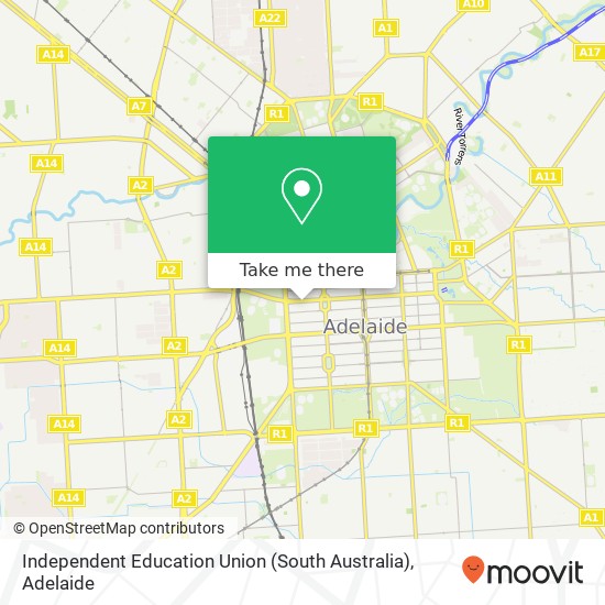 Independent Education Union (South Australia) map