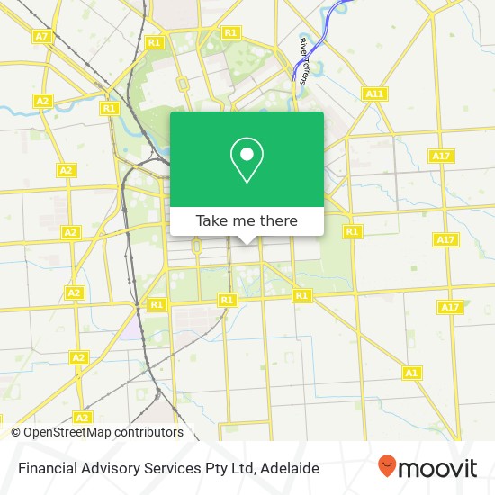 Financial Advisory Services Pty Ltd map