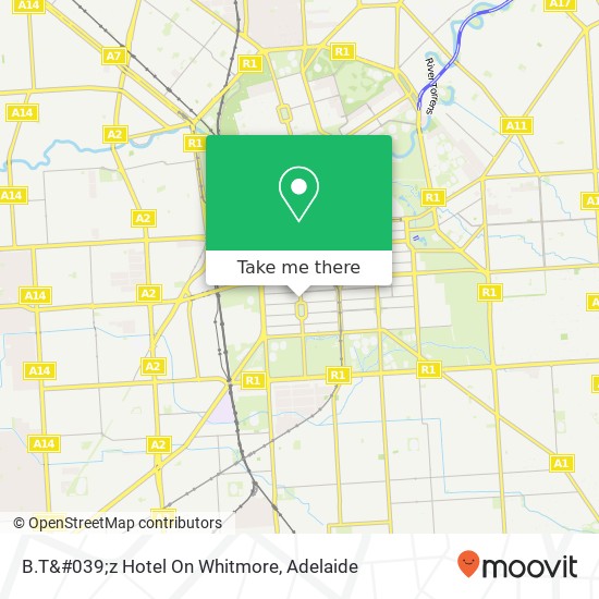 B.T&#039;z Hotel On Whitmore map