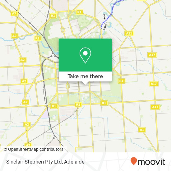 Mapa Sinclair Stephen Pty Ltd