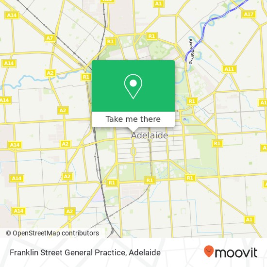 Franklin Street General Practice map