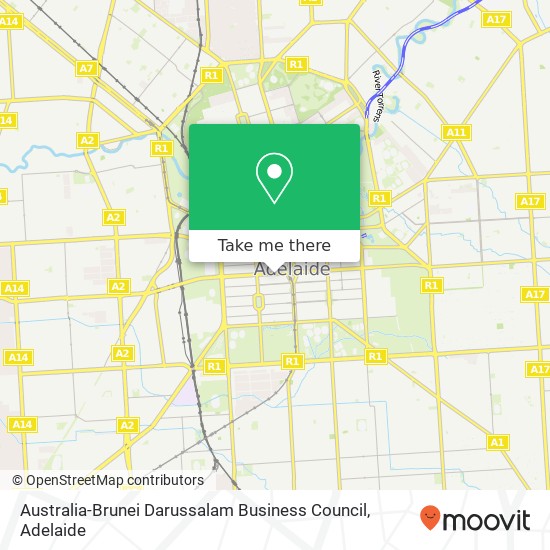 Australia-Brunei Darussalam Business Council map