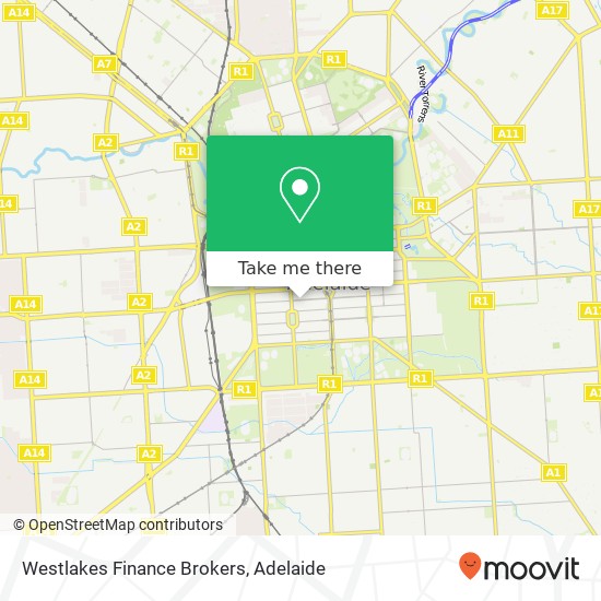 Mapa Westlakes Finance Brokers