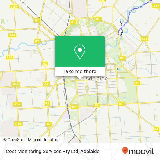 Cost Monitoring Services Pty Ltd map