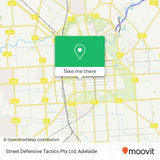 Street Defensive Tactics Pty Ltd map