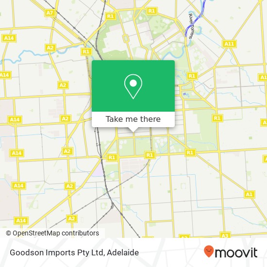 Goodson Imports Pty Ltd map