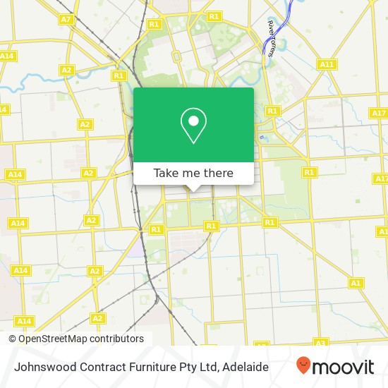 Johnswood Contract Furniture Pty Ltd map