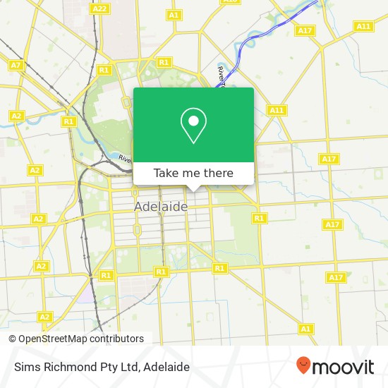 Sims Richmond Pty Ltd map