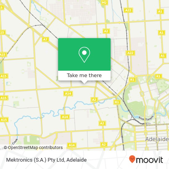 Mektronics (S.A.) Pty Ltd map