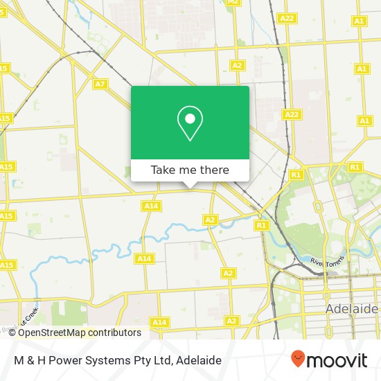 M & H Power Systems Pty Ltd map