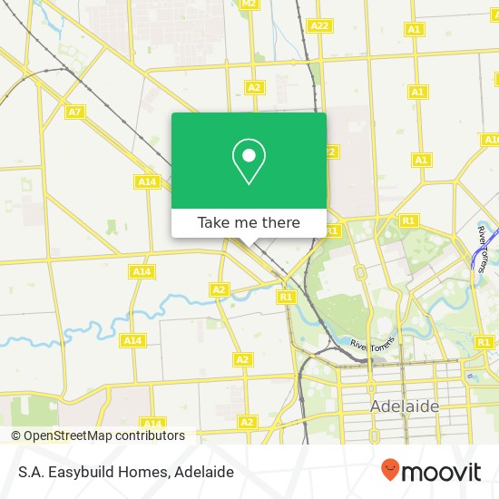 S.A. Easybuild Homes map