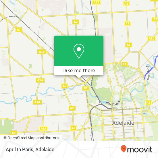 Mapa April In Paris