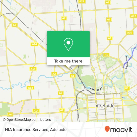 Mapa HIA Insurance Services