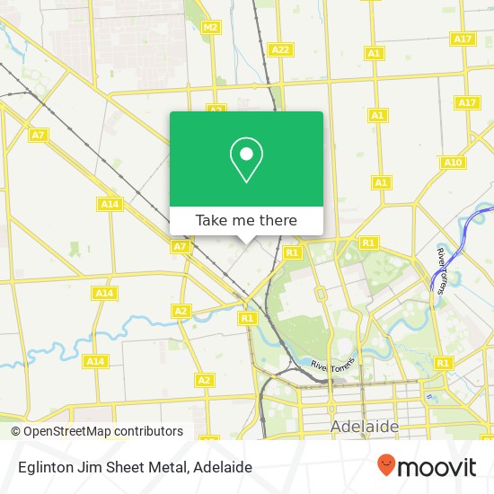 Mapa Eglinton Jim Sheet Metal