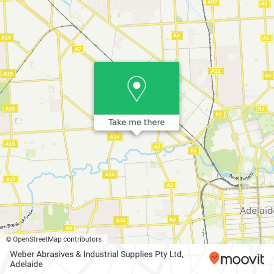 Weber Abrasives & Industrial Supplies Pty Ltd map