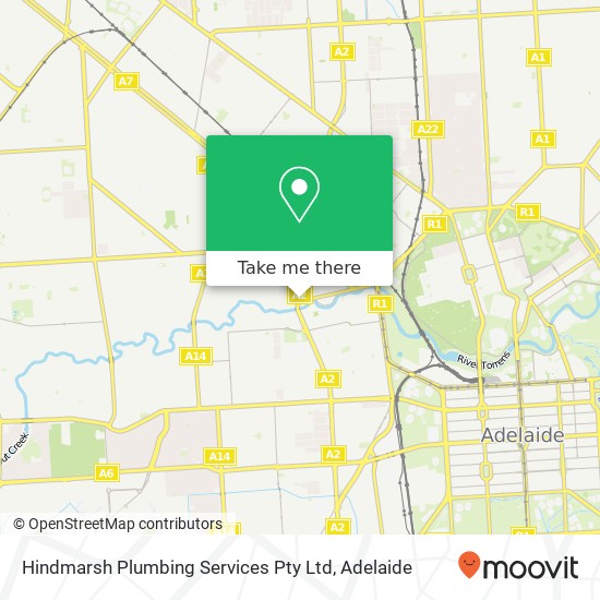 Mapa Hindmarsh Plumbing Services Pty Ltd