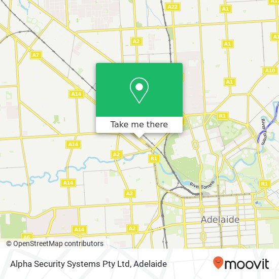 Alpha Security Systems Pty Ltd map