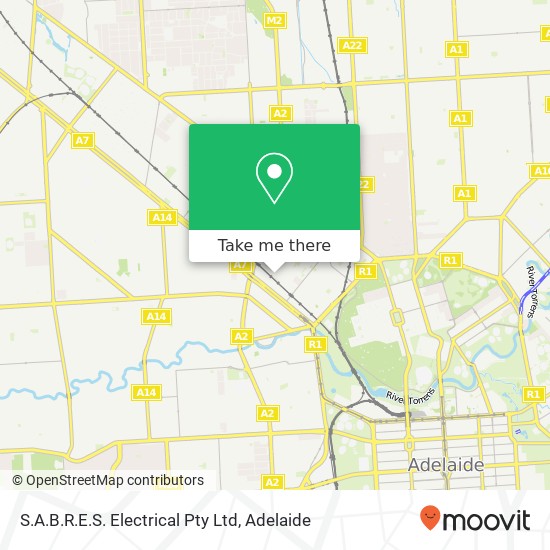 S.A.B.R.E.S. Electrical Pty Ltd map