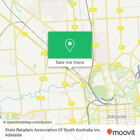 State Retailers Association Of South Australia Inc map
