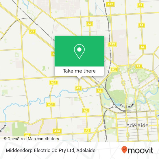 Middendorp Electric Co Pty Ltd map