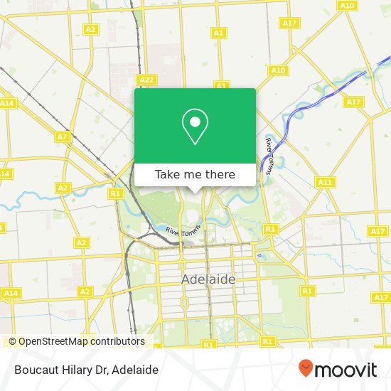 Boucaut Hilary Dr map