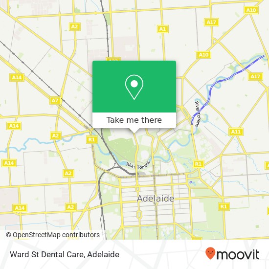 Ward St Dental Care map