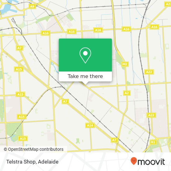 Telstra Shop map