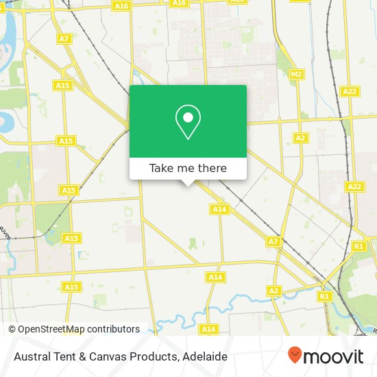 Austral Tent & Canvas Products map