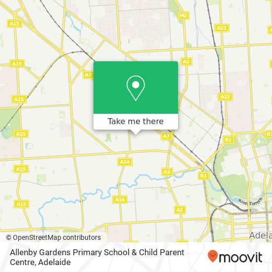 Mapa Allenby Gardens Primary School & Child Parent Centre