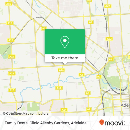 Family Dental Clinic Allenby Gardens map