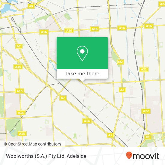 Woolworths (S.A.) Pty Ltd map