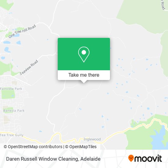 Daren Russell Window Cleaning map