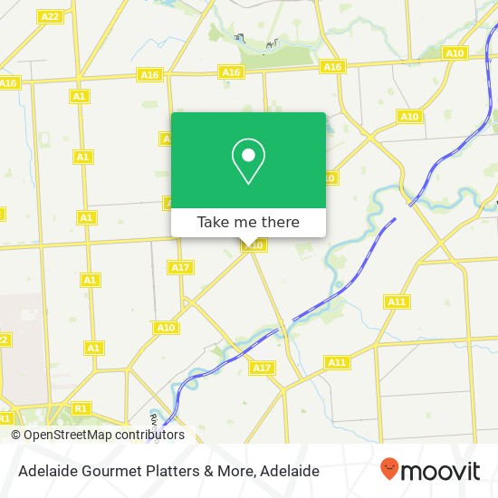 Adelaide Gourmet Platters & More map