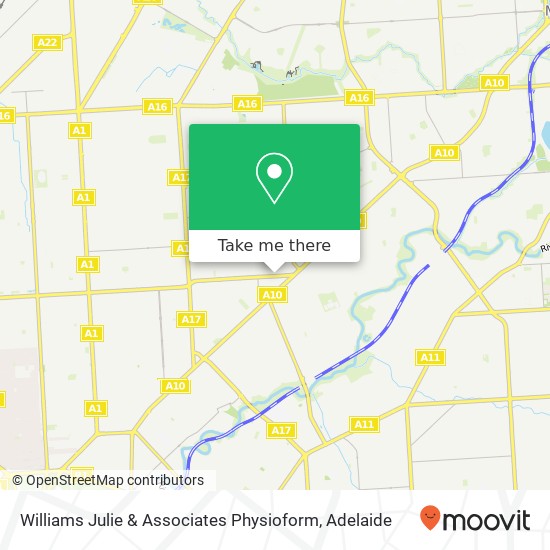 Mapa Williams Julie & Associates Physioform