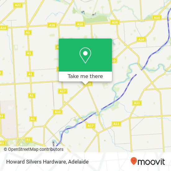 Howard Silvers Hardware map