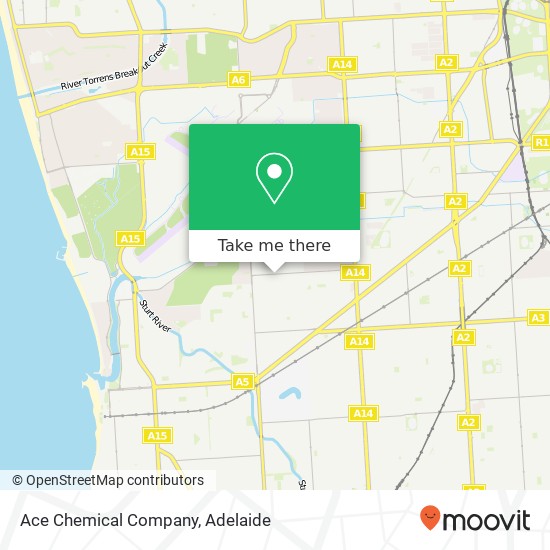 Ace Chemical Company map