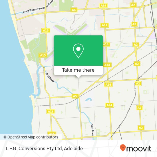 L.P.G. Conversions Pty Ltd map